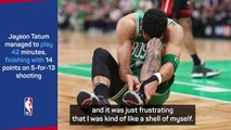 Tatum hampered by ankle injury as Boston lose series