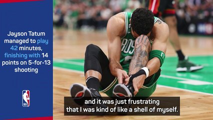 Tatum hampered by ankle injury as Boston lose series