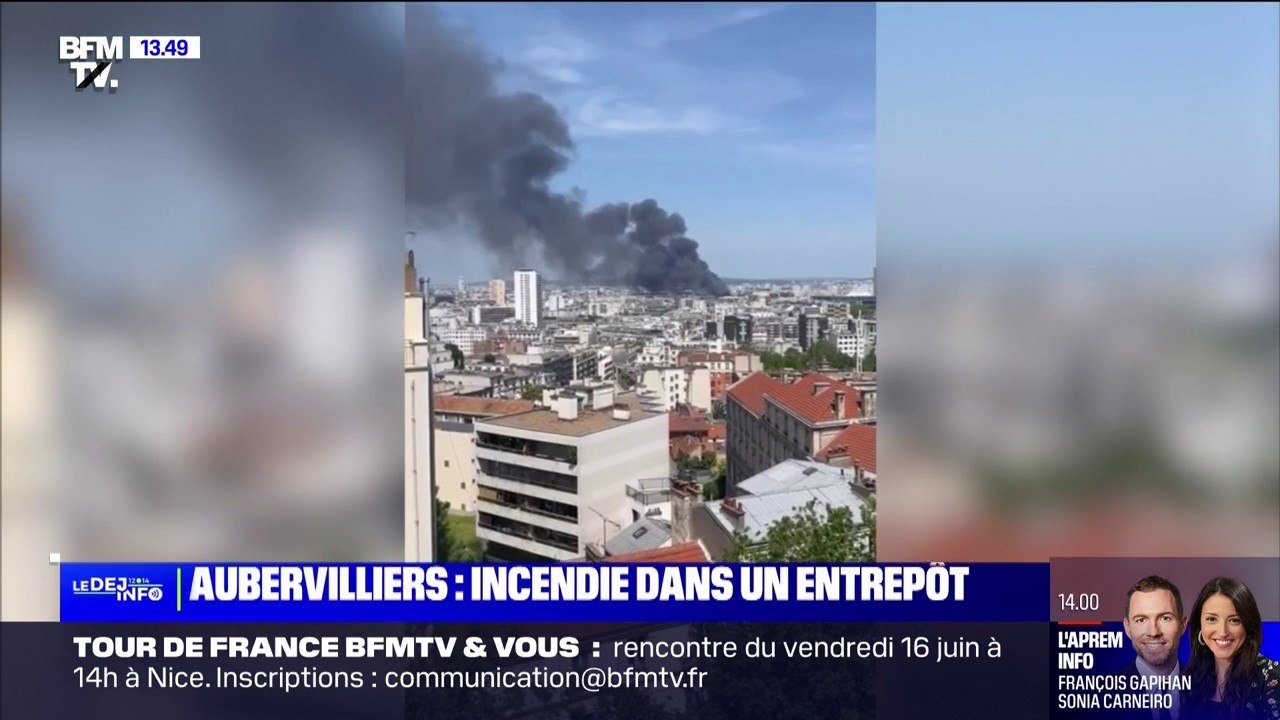 Seine-Saint-Denis: un incendie en cours dans un...