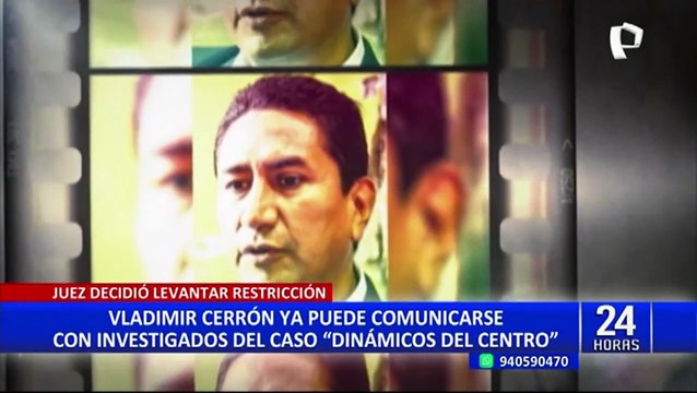 Caso “Los Dinámicos del Centro”: Vladimir Cerrón ya puede comunicarse con otros investigados