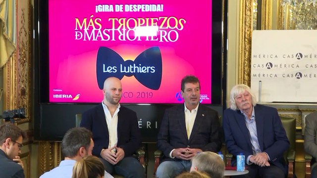 Les Luthiers celebran su final de fiesta en España con una última gira