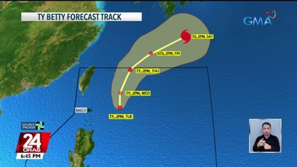 Bagyong Betty, patuloy na nananalasa sa bansa - Weather update today (May 30, 2023) | 24 Oras