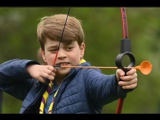 Il lavoro disordinato di Kate per il principe George da fare durante le vacanze di metà semestre