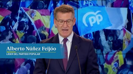Feijóo: "El resultado del 28-M le ha ahorrado a la nación cinco meses de sanchismo"