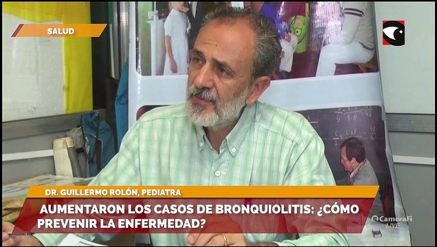El dr. Guillermo Rolón, pediatra, en relación al aumento de casos de bronquiolitis, manifestó: es importante estar atentos a los signos de alerta e ir a las consultas médicas