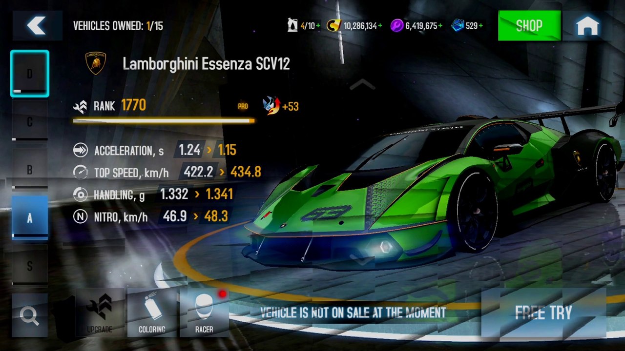 Aspahlt car racing gameplay