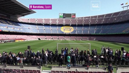 End of an era: Barcelona FC play last match at legendary Camp Nou stadium before revamp