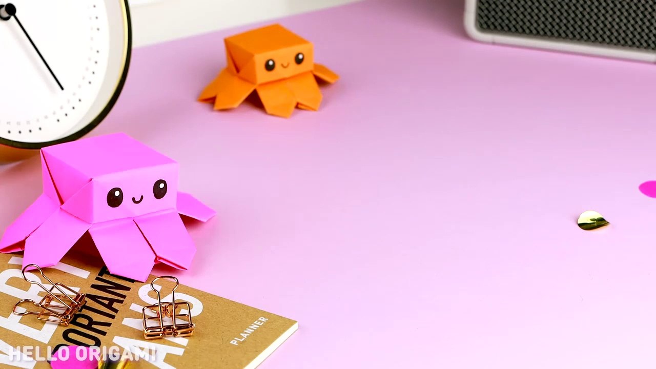Origami Paper Jumping Octopus video Dailymotion