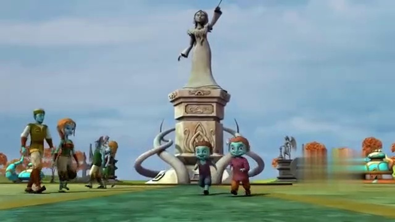 Super Bheem - Dragon Lizard Attack - Space Adventure Videos