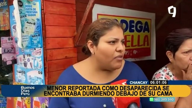 Desaparecida estaba debajo de su cama.