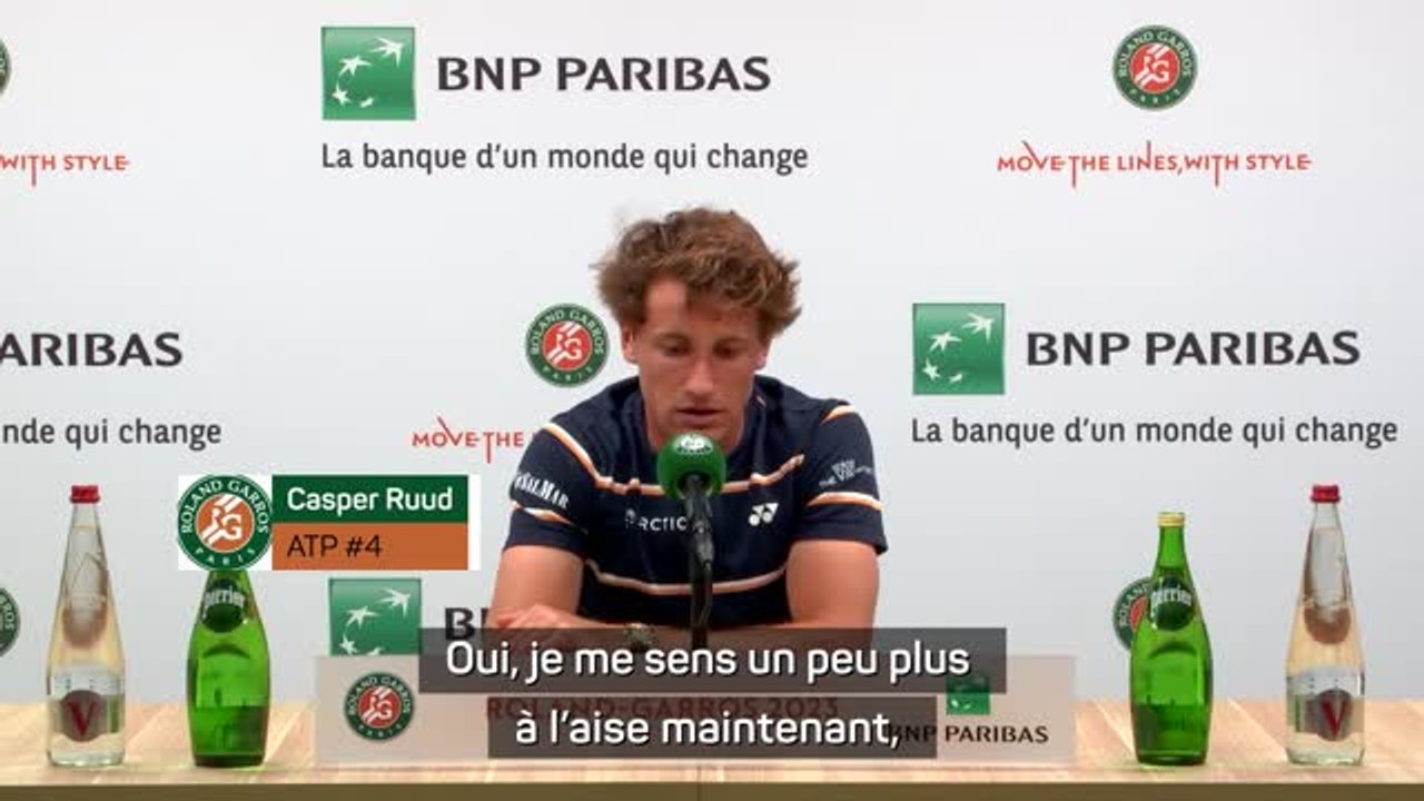 Roland-Garros - Ruud : "Les matches en cinq sets, ça m'apaise"