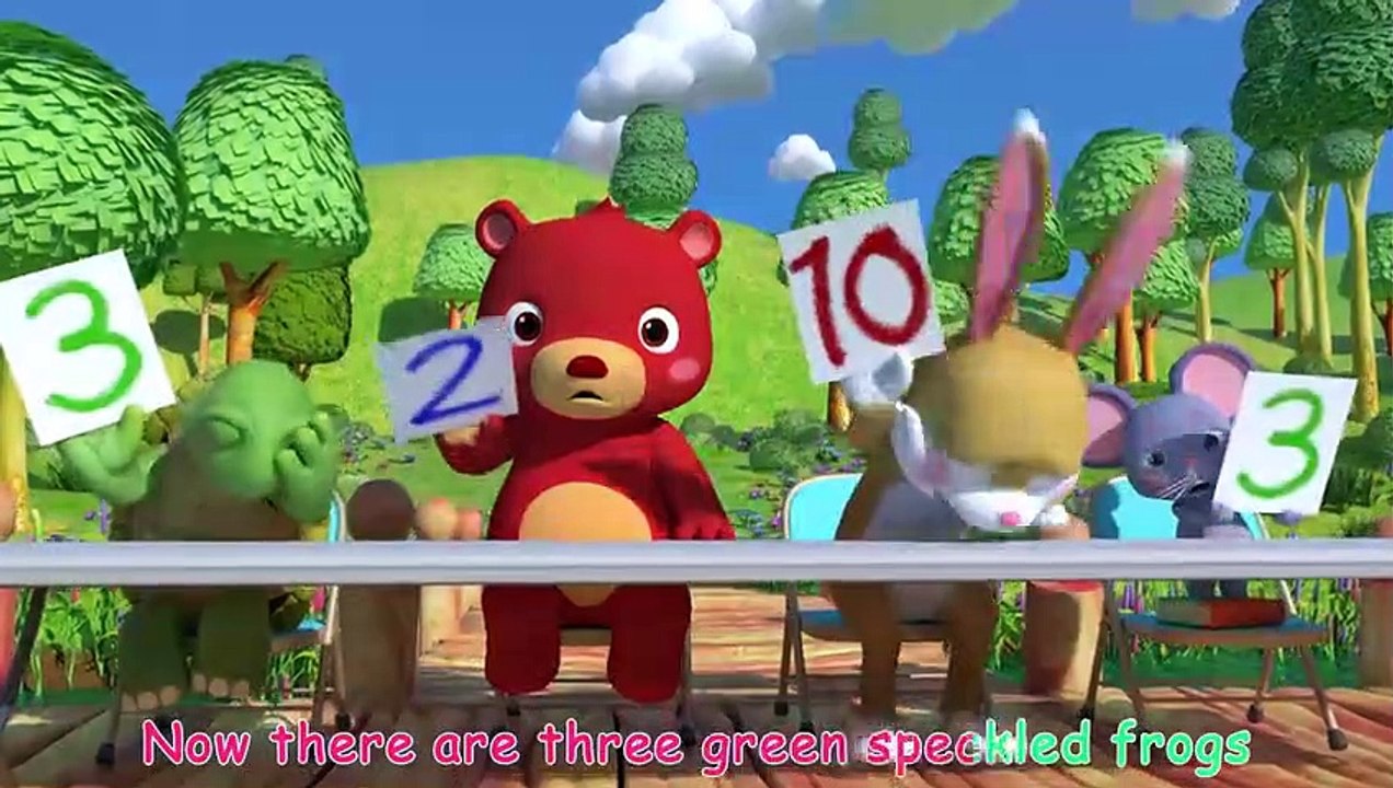 Five Little Speckled Frogs  CoComelon Nursery Rhymes & Kids Songs (1)_