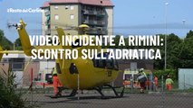 Video incidente a Rimini: scontro sull'Adriatica