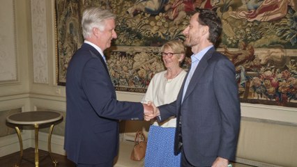 Olivier Vandecasteele reçu ce 30 mai par le roi Philippe