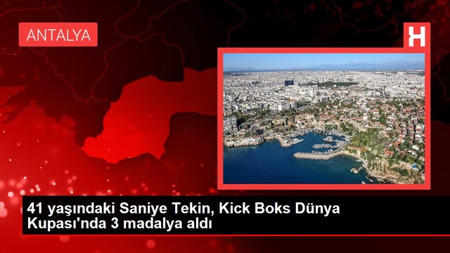 41 yaşındaki Saniye Tekin, Kick Boks Dünya Kupası'nda 3 madalya aldı