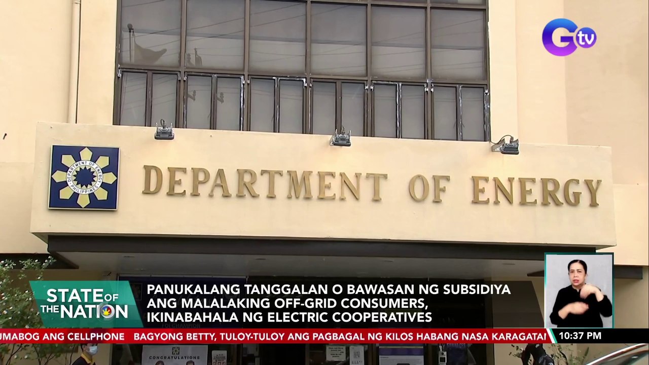 Panukalang tanggalan o bawasan ng subsidiya ang malalaking off-grid consumers, ikinabahala ng electric cooperatives | SONA