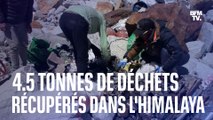 Une association française récupère 4.5 tonnes de déchets dans l'Himalaya