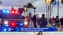 Seis adultos y tres niños heridos tras tiroteo en Hollywood | El Diario en 90 segundos