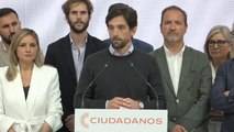 Ciudadanos decide no concurrir a las elecciones del 23 de julio