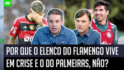 "Essa é a DIFERENÇA FUNDAMENTAL, gente! O Flamengo, ao CONTRÁRIO do Palmeiras, NÃO..." VEJA DEBATE!