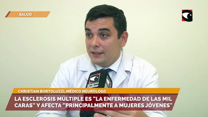 La esclerosis múltiple es la enfermedad de las mil caras y afecta principalmente a mujeres jóvenes, indicó el neurólogo Christian Bortoluzzi