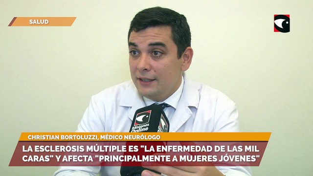 La esclerosis múltiple es la enfermedad de las mil caras y afecta principalmente a mujeres jóvenes, indicó el neurólogo Christian Bortoluzzi