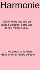 Comme les gouttes de pluie s'unissent dans une danse mélodieuse...