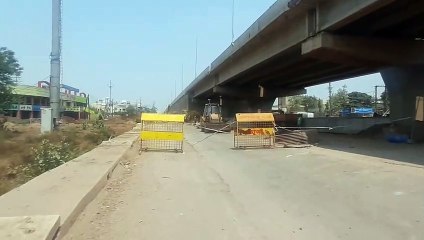 भिलाई में राष्ट्रीय राजमार्ग को किया डायवर्ट