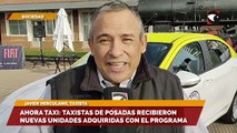 El taxista Javier Herculano, a través de las palabras es un regalo del cielo, expresó su alegría y emoción por poder contar con un vehículo 0km gracias al programa Ahora taxi