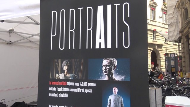 Il lato nascosto della sclerosi multipla nella mostra PortrAIts