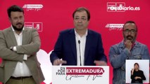 Vara confirma que el PSOE “intentará” gobernar en Extremadura porque ganó las elecciones