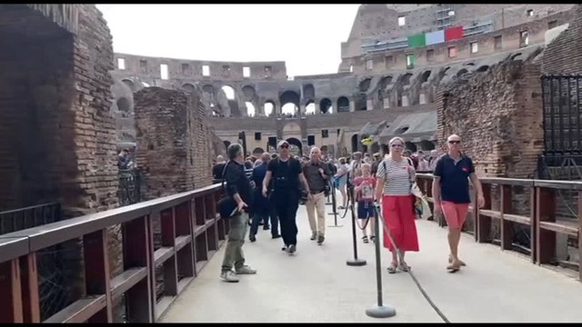 Ascensore al Colosseo, inaugurato il nuovo percorso accessibile