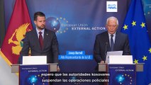 La UE pide una desescalada inmediata entre serbios y albaneses en Kósovo