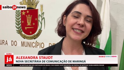 Alexandra Staudt toma posse como nova secretária de comunicação de Maringá durante 'Café com a Imprensa'