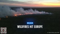 Fire breaks out on Belgian-German border, affecting over 170 hectares