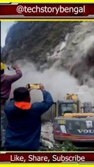 Horrifying Video I Land Slide on Badrinath Highway