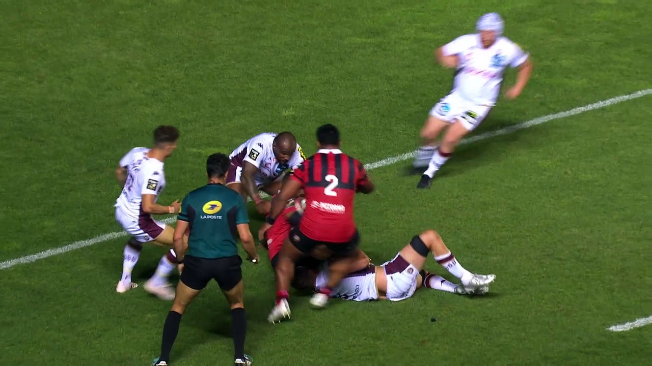 TOP 14 - Essai de Jiuta WAINIQOLO (RCT) - RC Toulon - Union Bordeaux Bègles - Saison 2022-2023