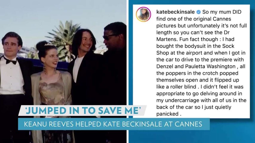 Kate Beckinsale Reveals How Keanu Reeves Saved Her From Embarrassing Bodysuit Mishap In Cannes