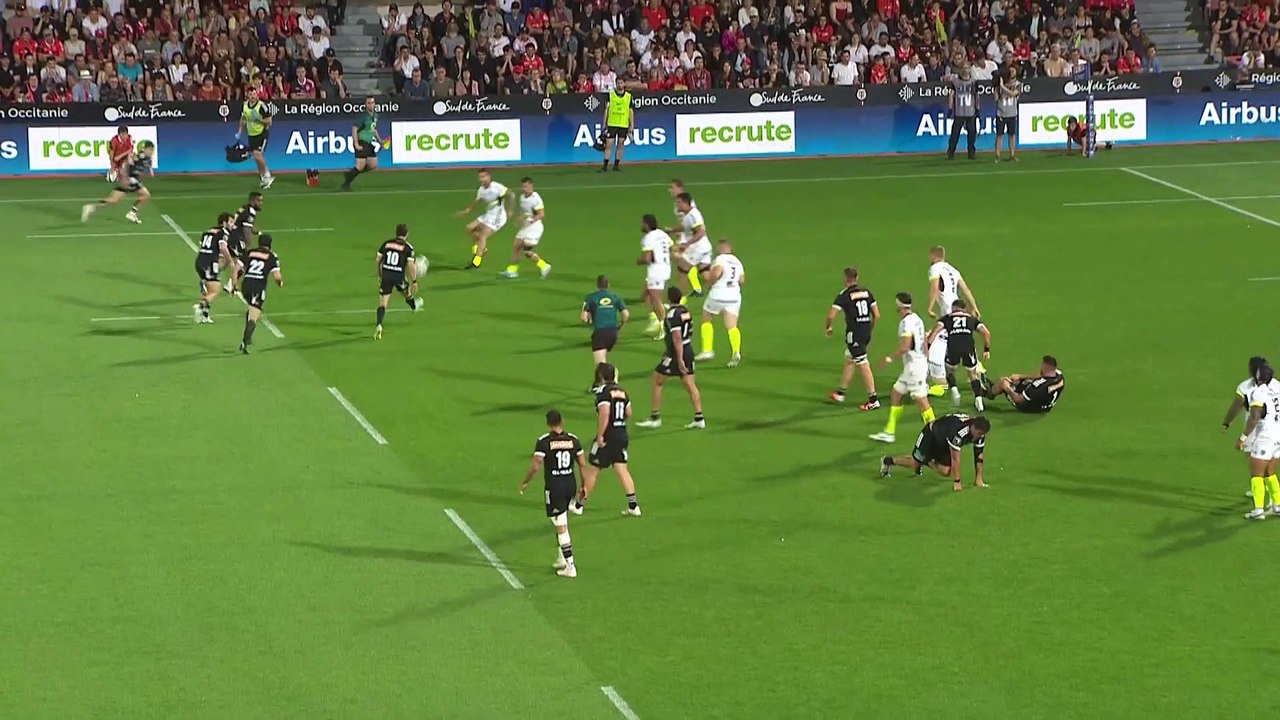 TOP 14 - Essai de Arthur BONNEVAL (CAB) - Stade Toulousain - CA Brive - Saison 2022-2023