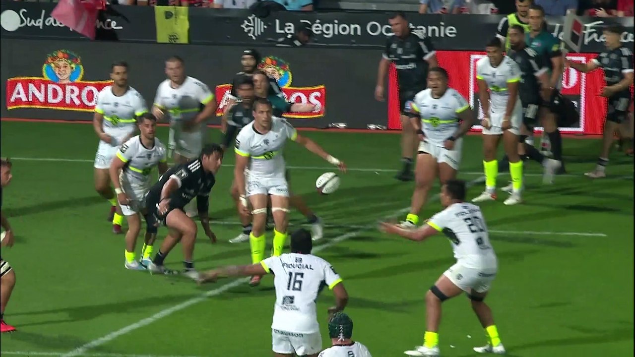 TOP 14 - Essai de Thomas RAMOS (ST) - Stade Toulousain - CA Brive - Saison 2022-2023