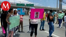 Bloquean carretera Lechería-Texcoco por la desaparición de dos menores de edad