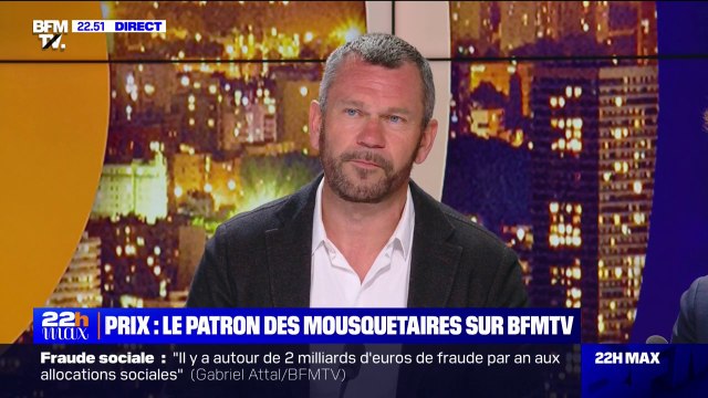 Pour Thierry Cotillard (Les Mousquetaires), certains grands groupes industriels ont fait des bénéfices pas raisonnables par rapport à l'attente des Français