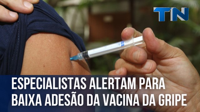 Especialistas alertam para baixa adesão da vacina da gripe