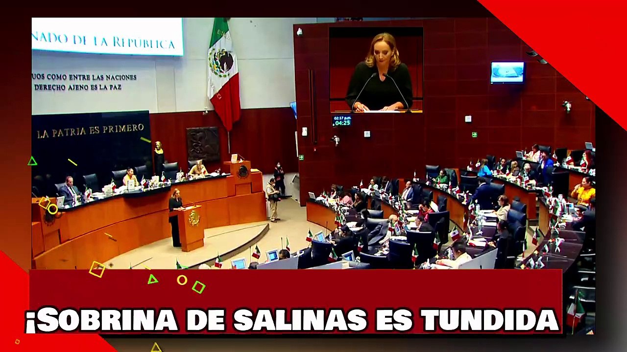 ¡VEAN! ¡La sobrina de salinas es humillada por la senadora Sasil de la 4T!