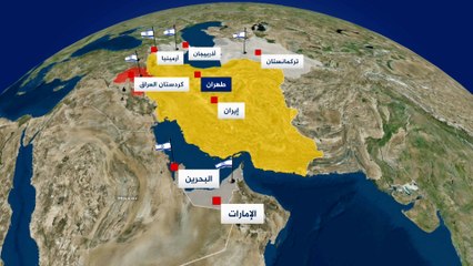 صراع تعزيز النفوذ على الحدود بين إيران وإسرائيل