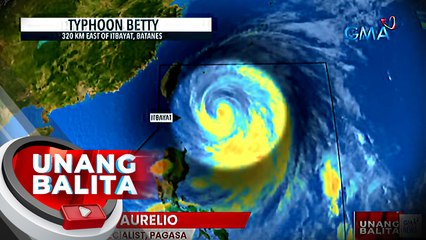 Скачать видео: PAGASA: Bagyong #BettyPH, posibleng lumabas ng PAR bukas o sa Biyernes; habang lumalayo sa PAR ay unti-unting hihina ang epekto nito sa Habagat - Weather update today as of 6:14 a.m. (May 31, 2023)| UB