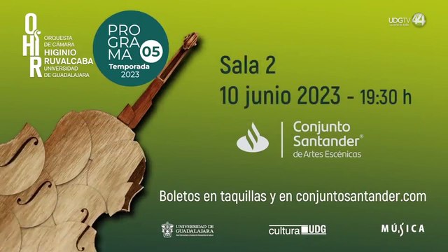 La Orquesta de Cámara Higinio Ruvalcaba presenta su quinto programa de la temporada 2023