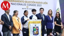 Samuel García abandera la delegación que participará en los Juegos Nacionales Conade 2023 en NL