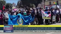 Perú: Región de Puno realizó nueva jornada de paro contra el gobierno de Dina Boluarte