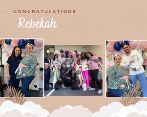 Congratulations to our fabulous RDH Rebekah and her husband on their baby girl!